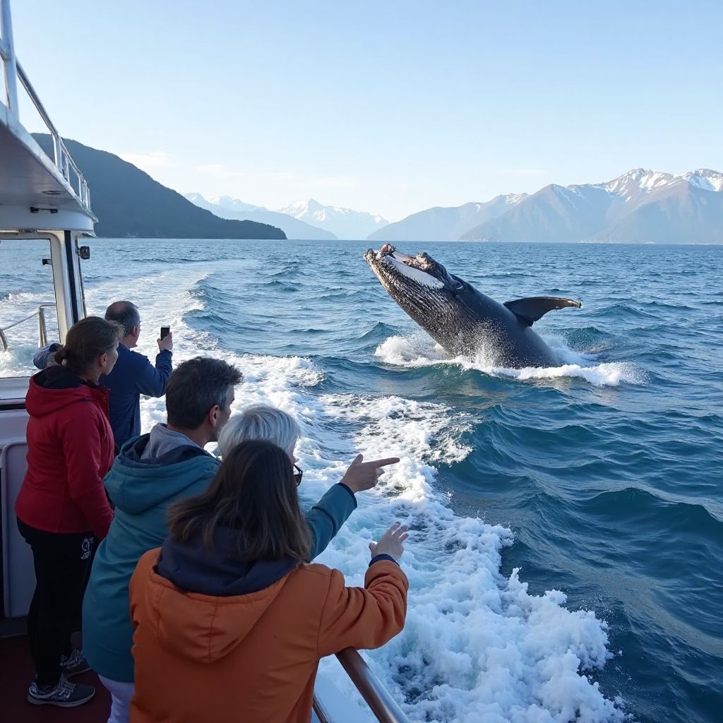 Maritime whale watching