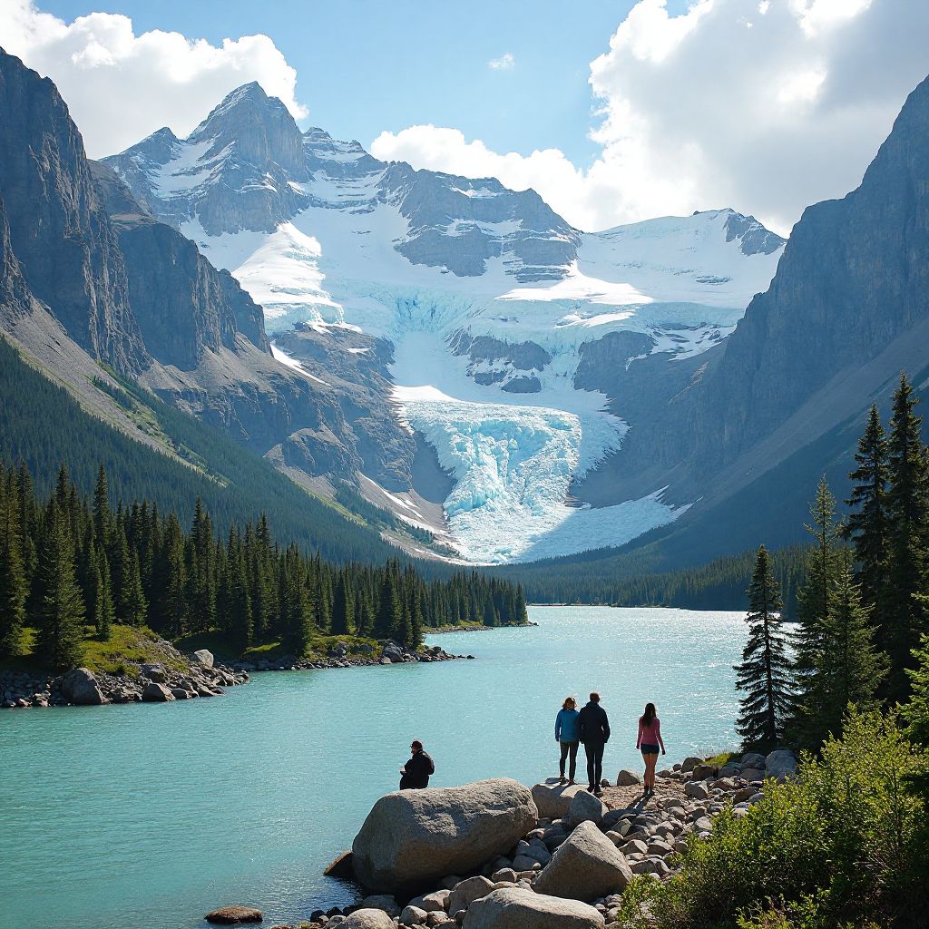 Rocky Mountains glacier tour