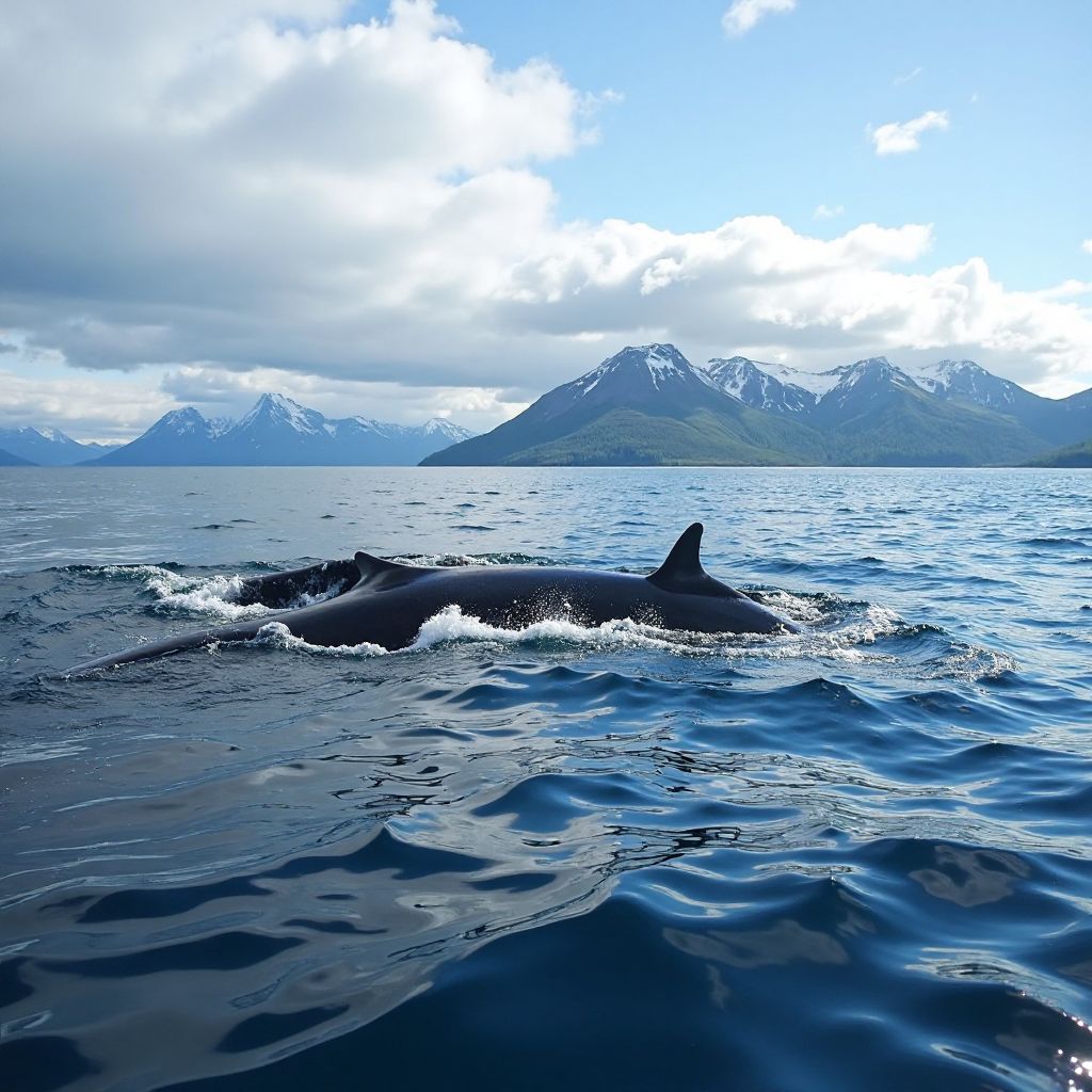 Maritime whale watching tour