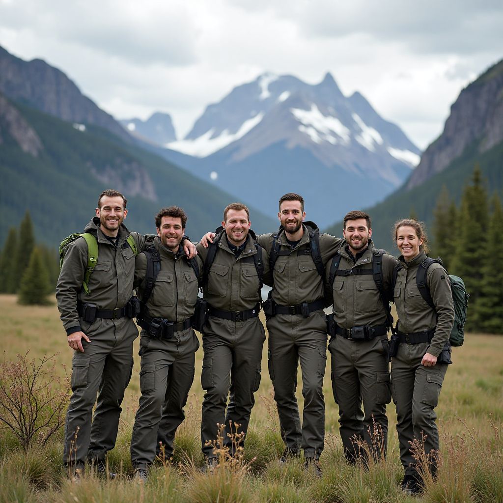 Northern Trails team in wilderness